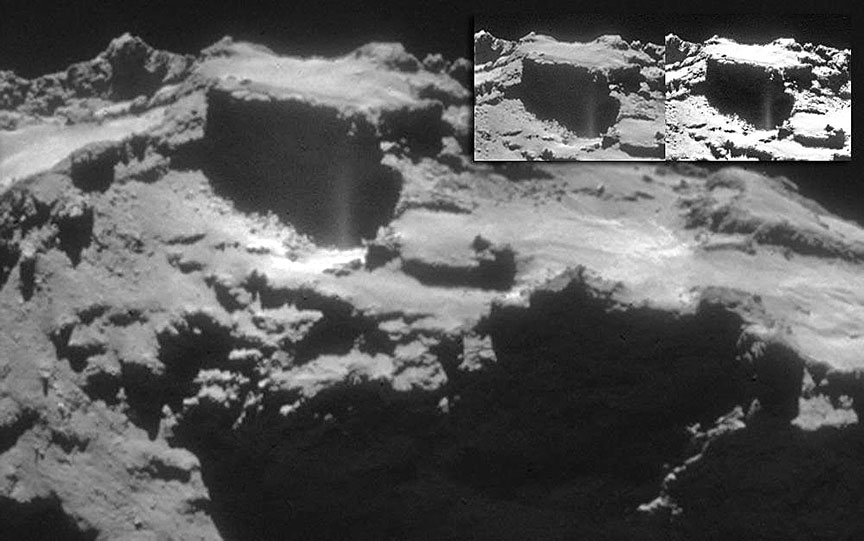 "Розетта" заметила удивительные изменения на комете